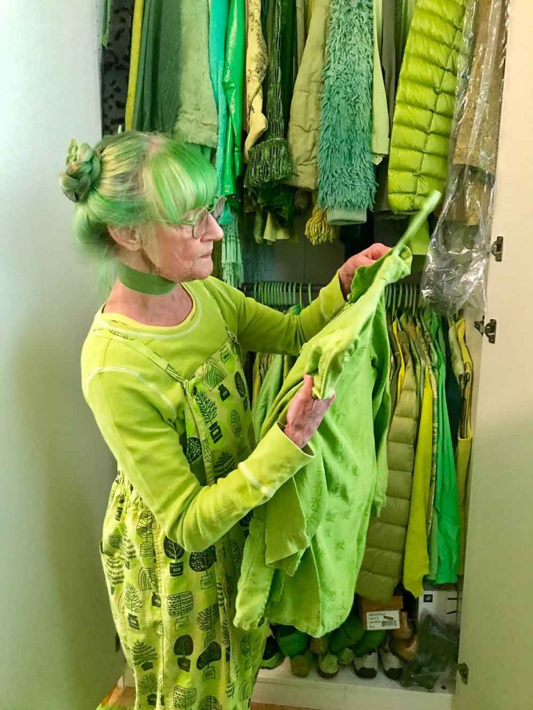 Green Lady Closet